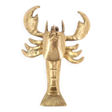 Brass lobster shaped ashtray, 1970s.