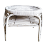 Rattan coffee table