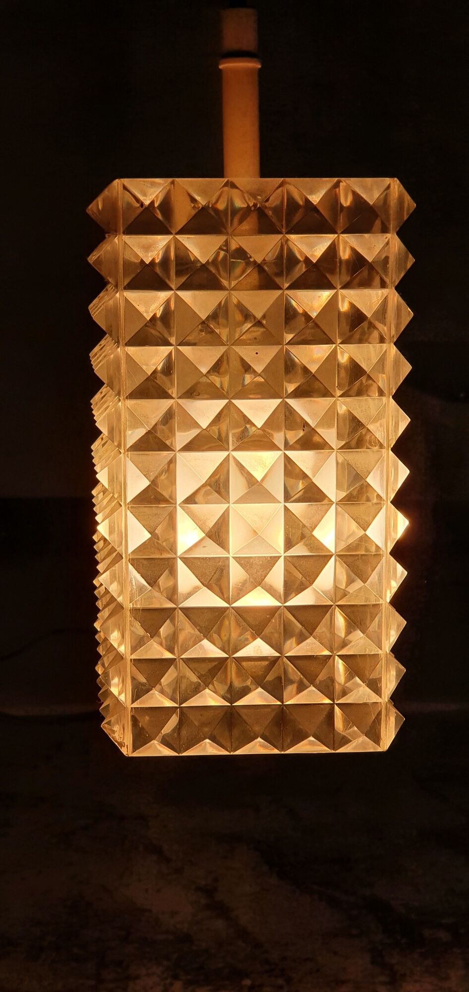 Diamond ceiling lamp design Aloys Gangkofner edition Erco