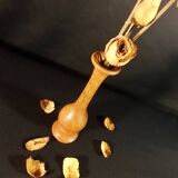 Wooden soliflore vase