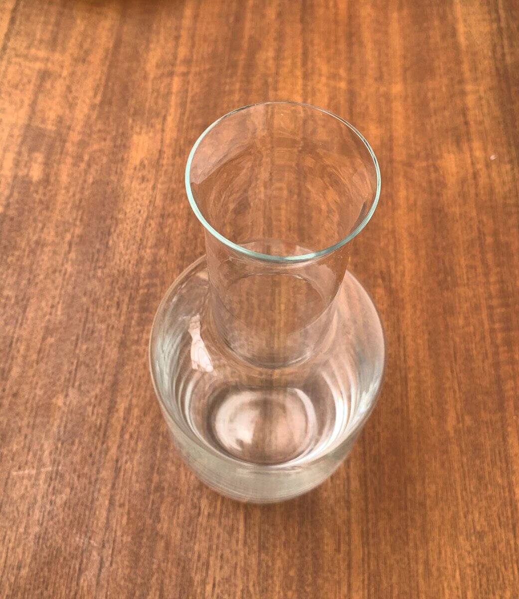 Carafe en verre allemande vintage de Villeroy & Boch