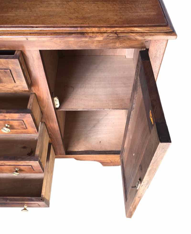 Commode tiroirs et placard années 50