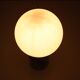 Lampe à poser en marbre blanc et verre