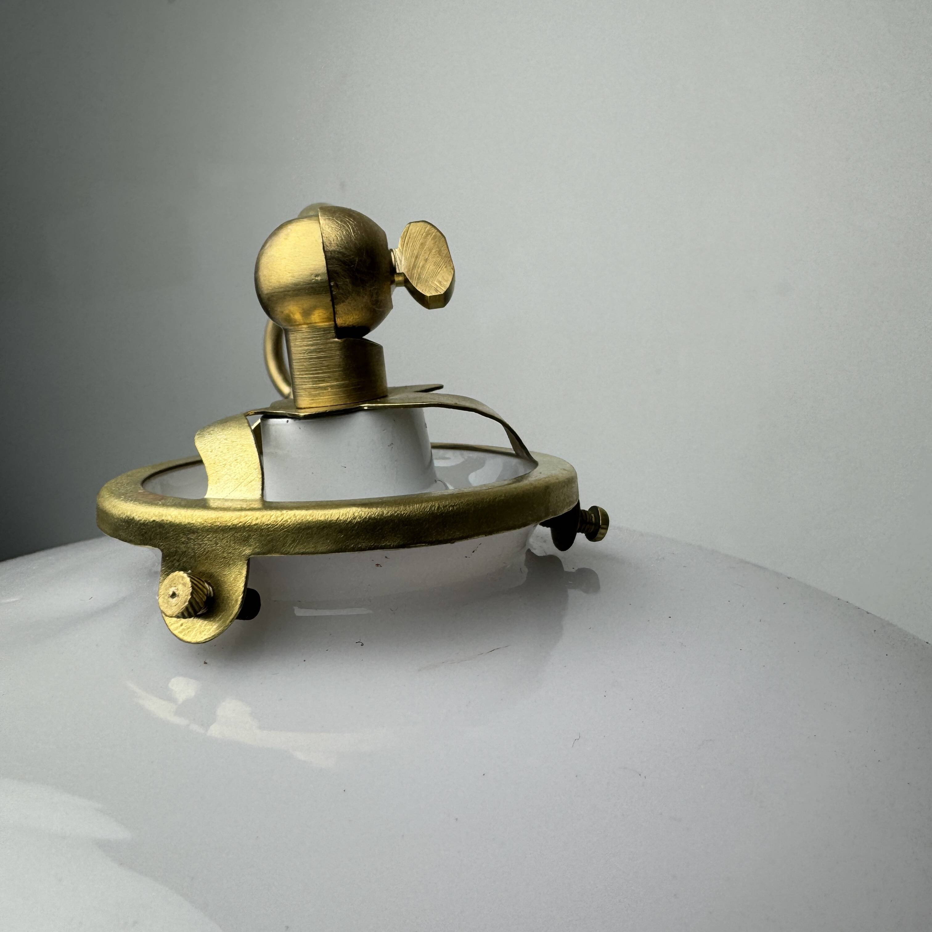 Vintage desk lamp that raises and lowers.
