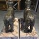 Pair of poodle bookends