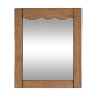 Solid wood mirror