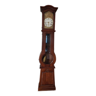 Oak violin shaped clock