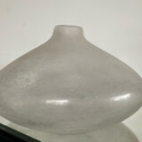 Trio of vintage Biot vases in bubbled glass paste