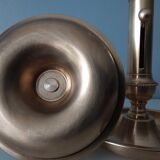 Duo of brass candlesticks