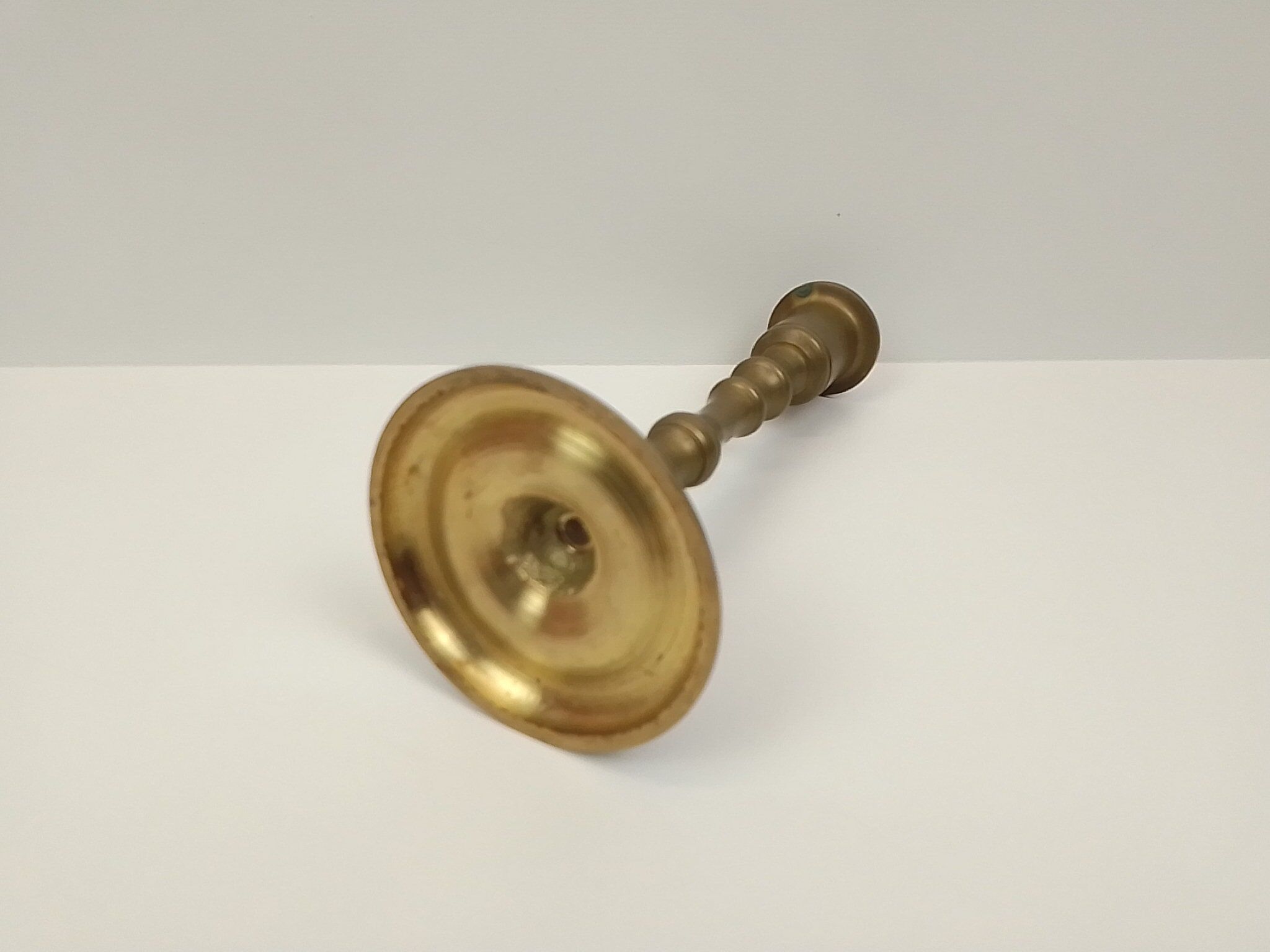 Brass candle holder 17 cm