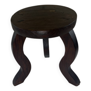 Tabouret tripode ethnique