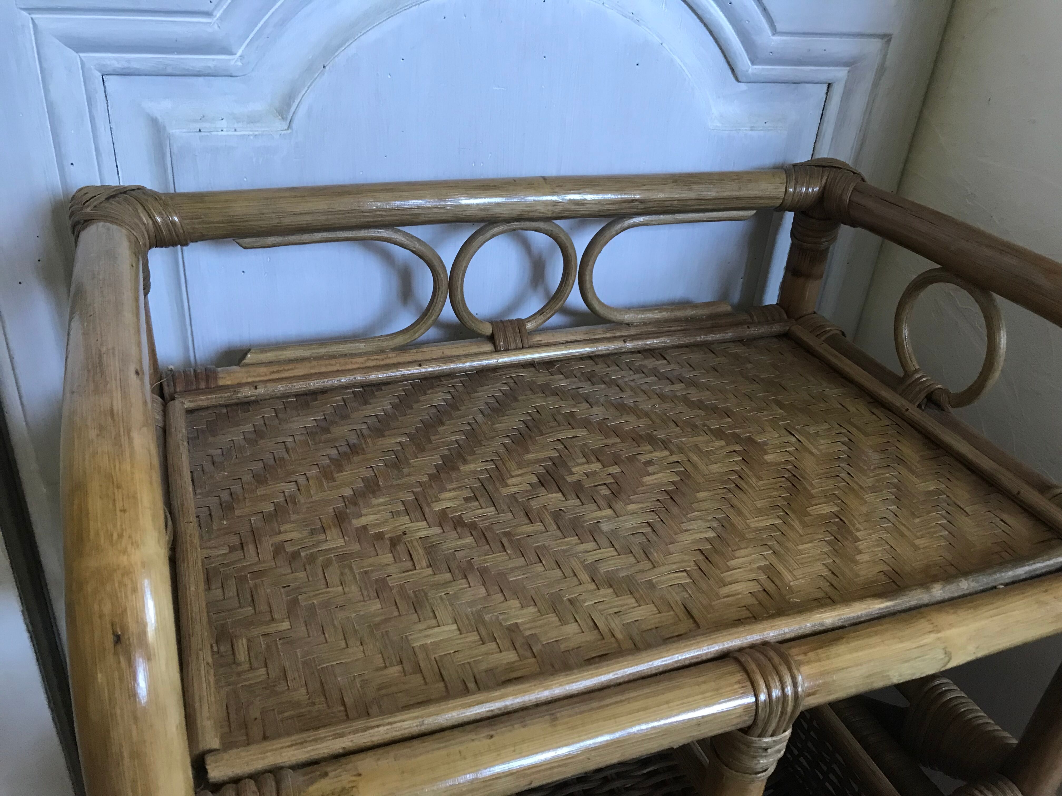 Vintage rattan clother