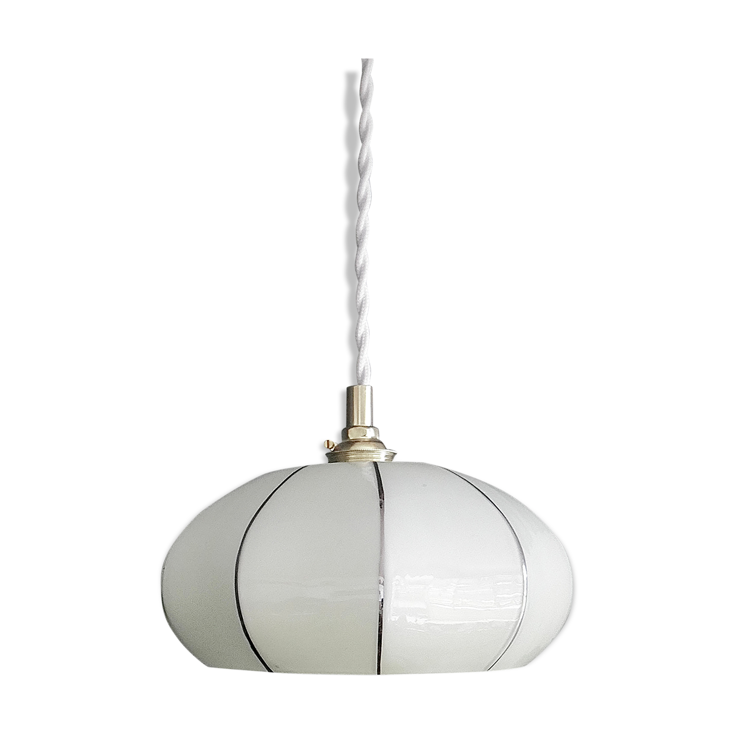 Baladeuse globe art deco vert pale