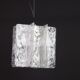 1 of 2 Murano glass chandeliers designed by Carlo Nason for Mazzega, 1970s.