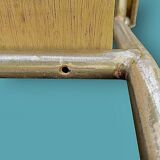 Antique wooden and metal children's chair with armrests – circa 1960