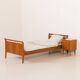 Danish mid century teak bed, 1960s