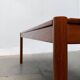 Table basse danoise du milieu du siècle en teck massif de Magnus Olesen, années 1960
