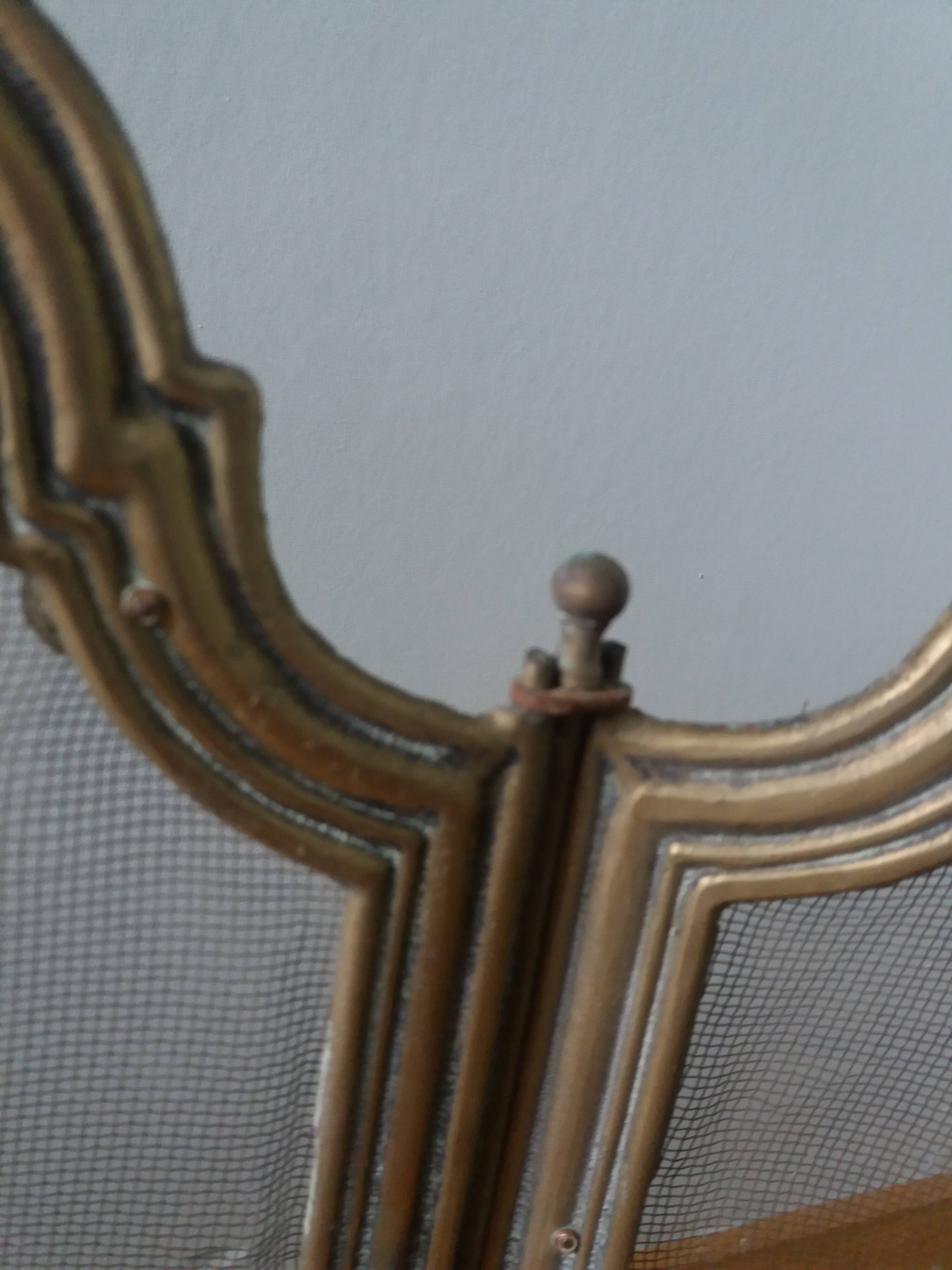 Fire screen fireplace screen 4 leaves