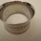 Old towel ring "Mathilde" in silver metal