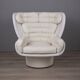 Vintage armchair from the 1960s, "elda" designed by joe colombo for comfort