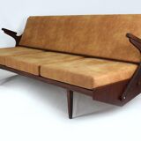 Restored Mid-Century Convertible Sofa from Opp Drevovyroba, 1970s