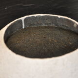 60s cement ball planter