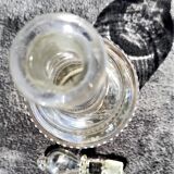 Enamelled decanter with its cap