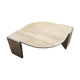 Table basse travertin vintage