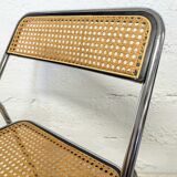 Folding chair metal structure
