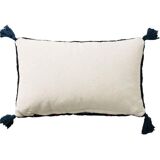 Coussin style berbere Azilal bleu nuit