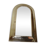 Wall mirror shape window edge brass 18x35cm