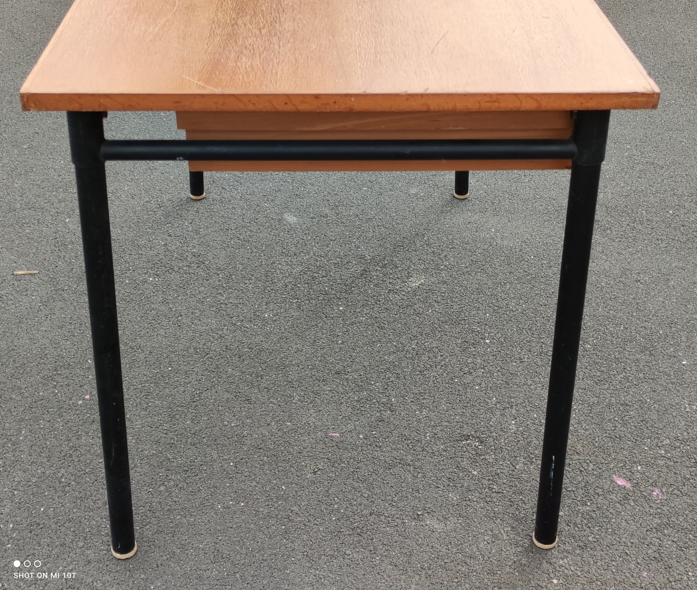 Vintage desk feet tube