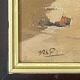 Orientalist painting. Framed oil. 1940 60.