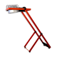 Lampe rouge modèle "Sintesi" de tavolo de Ernesto Gismondi pour Artemide, Italie années 70
