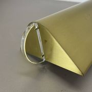 Large 77cm  omi swing arm brass acryl glass wall light italy 1970s
