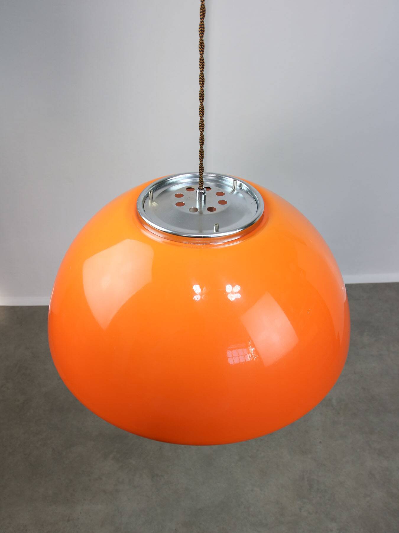Space Age Cabras Pendant Lamp by Luigi Massoni for Guzzini, 1960s