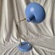Lampe en métal bleu, 1960