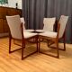 Ensemble de quatre chaises Vamdrup Stolefabrik, Danemark, années 1960