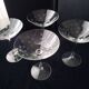 4 Large glass bowls for dessert, ice cream, starters, cocktails, etc.