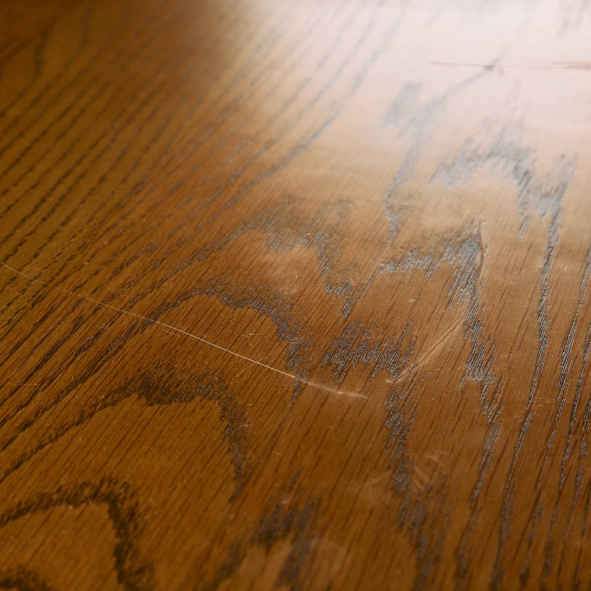 CJ Rosengaarden oak dining set, Set of 7