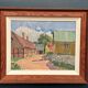 Original Swedish Oil On Panel – “Skånemotiv” By Henry Mayne – Signed – Vintage & Framed – 46 × 38 Cm (18.1" × 15")