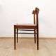 Set of 2 teak chairs by Wiesner-Hager.
