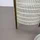 Midcentury Brass Mategot Style Hollywood Regency Umbrella Stand, France 50s