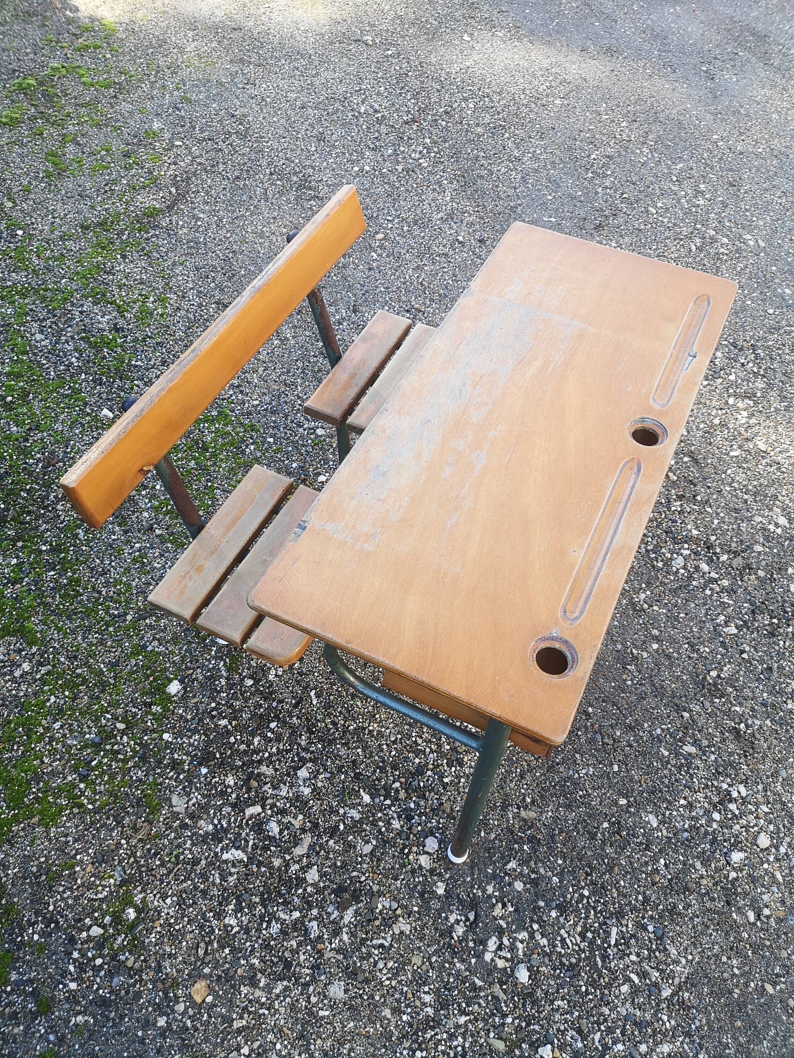 Vintage school desk