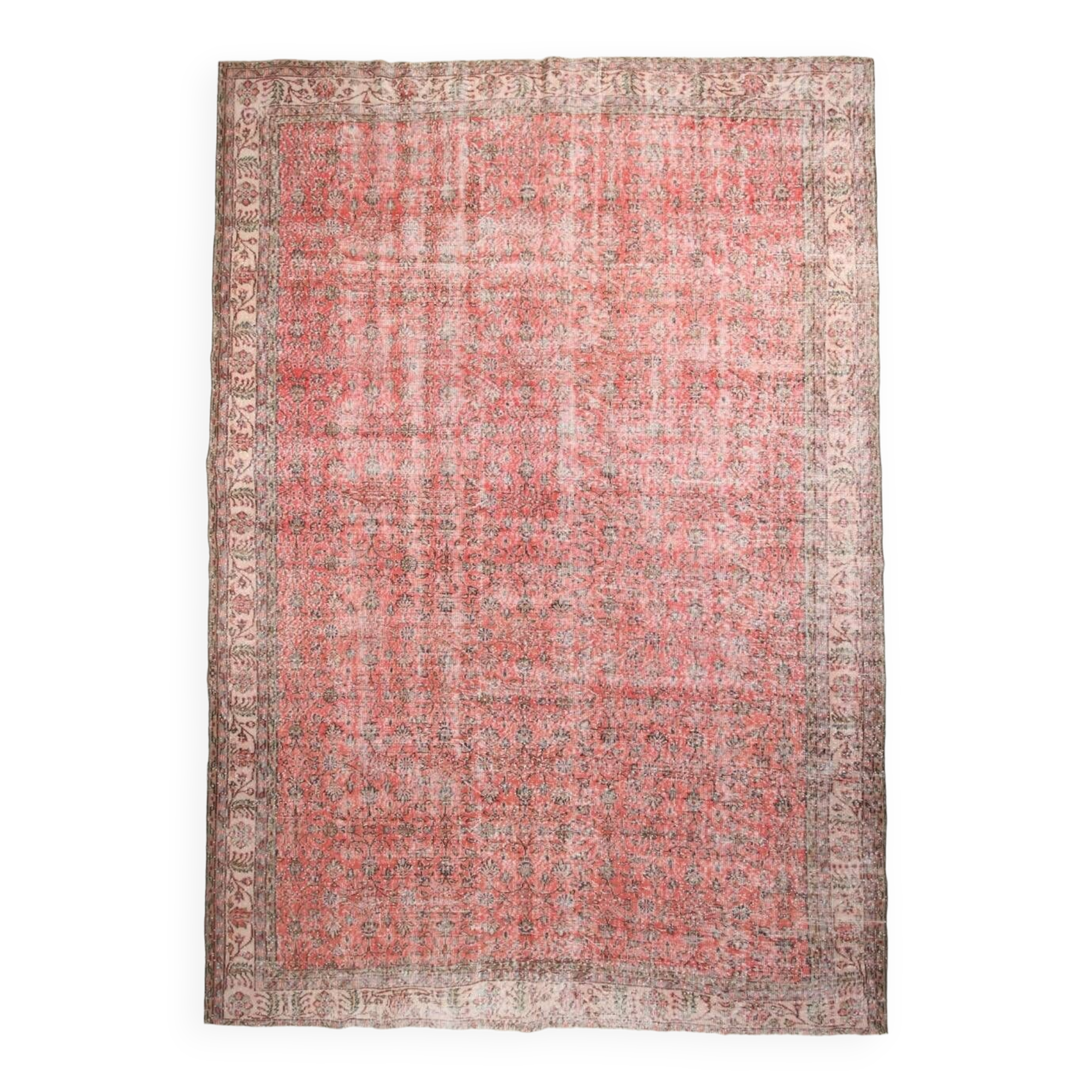 9x12 large red perisan rug, 267x385cm
