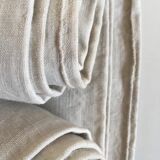 19th Raw linen tablecloth length 290 cm