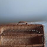 Wicker mail rack