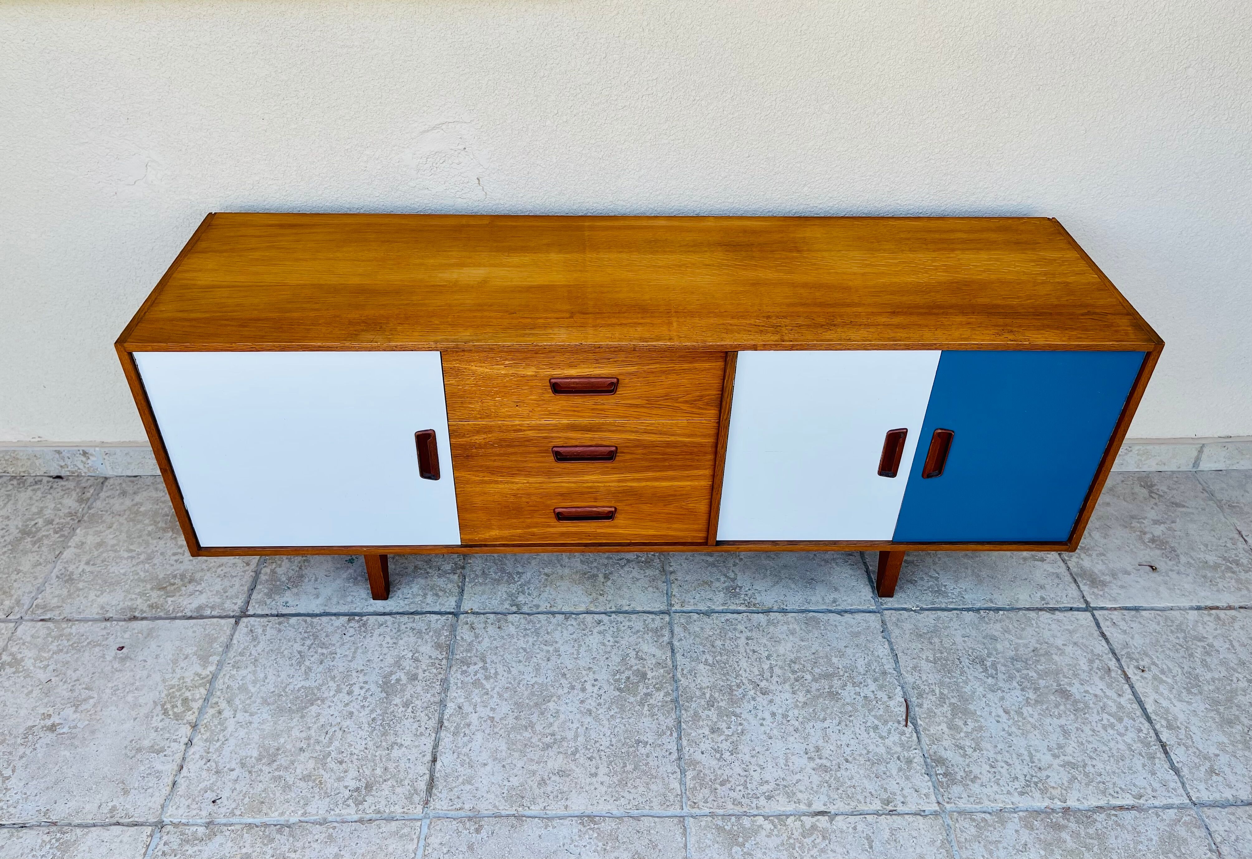 Vintage oak sideboard 1960