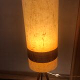 Scandinavian tripod floor lamp with 60s lampshade