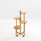 André Groult four-tiered stand in maple and beech around 1920